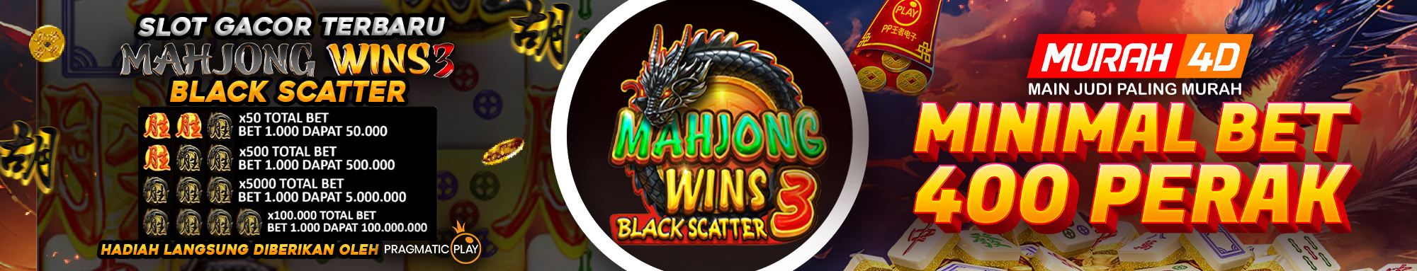 EVENT SCATTER HITAM MAHJONG WINS 3 BERHADIAH